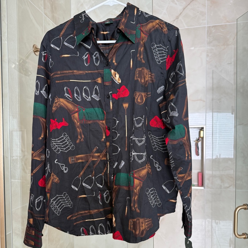 Vintage Ralph Lauren Equestrian Blouse